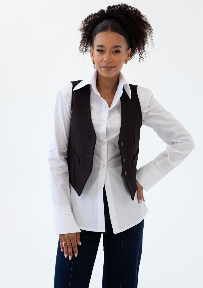 Prime - Brown vest top