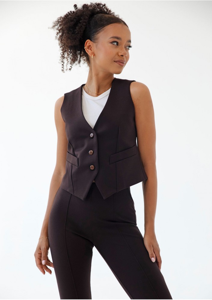 Prime - Brown vest top