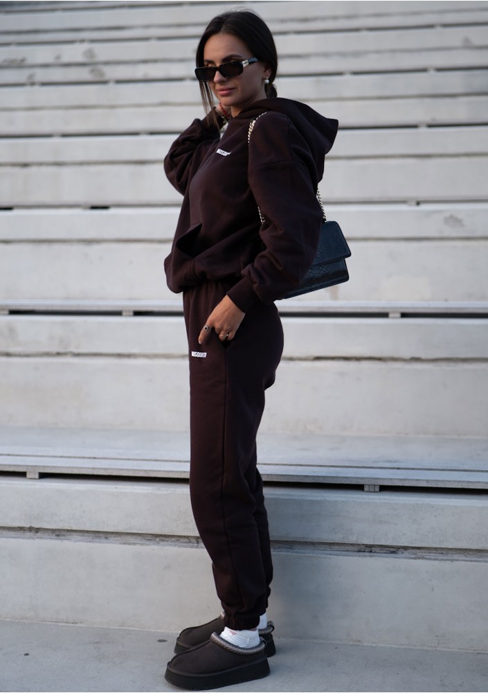 Pure - Bluza z kapturem Dark Chocolate