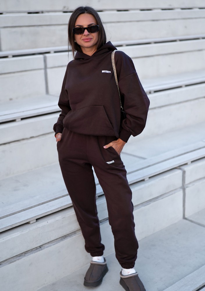 Pure - Bluza z kapturem Dark Chocolate