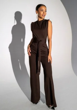 Linde - Brown chic jumpsuit
