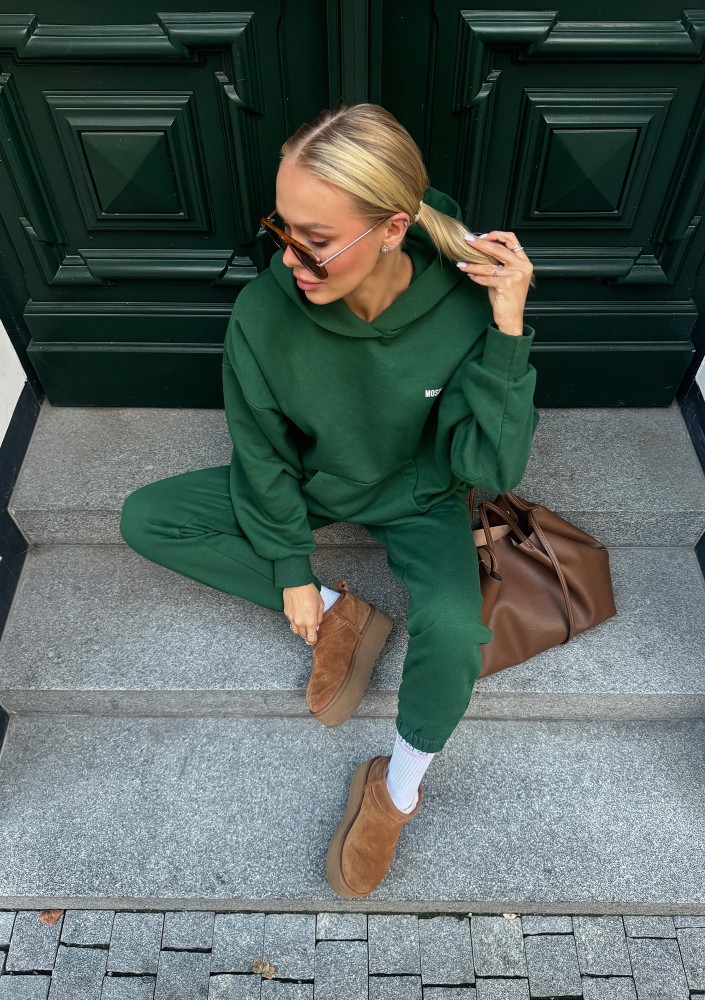 Pure - Bluza z kapturem Hunter Green