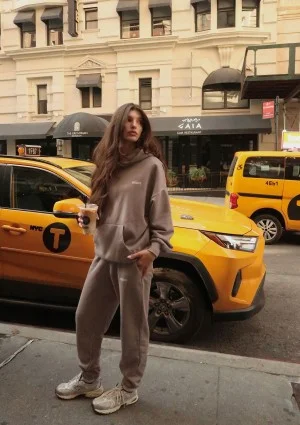 Pure - Bluza z kapturem Simply Taupe