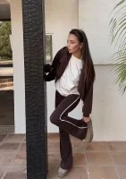 Relay - Slim fit brown trousers