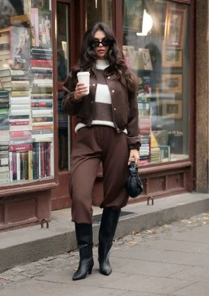 Nube - Brown bomber jacket