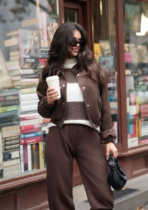 Nube - Kurtka bomberka Brązowa