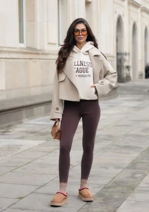 Lumo - Short beige jacket