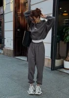 Icon - Dark stone grey sweatpants