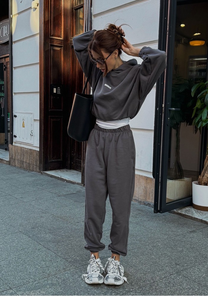Icon - Dark stone grey sweatpants