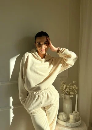 Icon - Bluza z kapturem i ściągaczem Vanilla