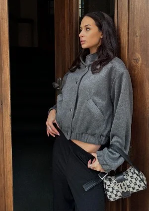 Nube - Grey bomber jacket