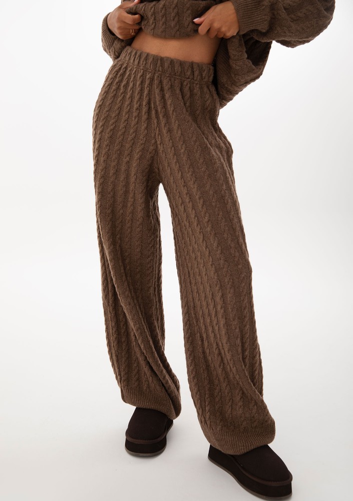 Milu - Brown knitted pants