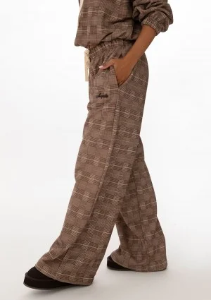 Clyde - Checked sweatpants
