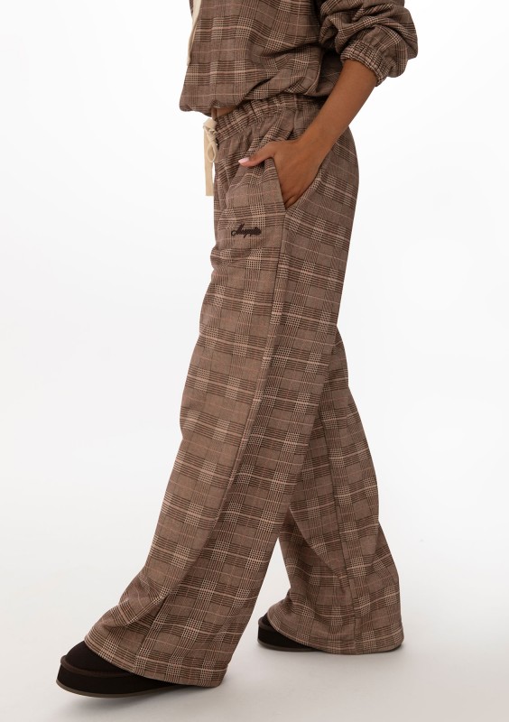 Clyde - Checked sweatpants