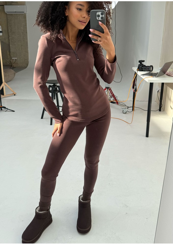 Ivy Fitwear - Brown warming leggings
