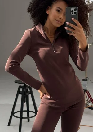 Ivy Fitwear - Brown warming top