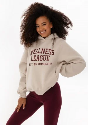 Dean -  Jumper "Wellness League est. by Mosquito" Deep Cherry