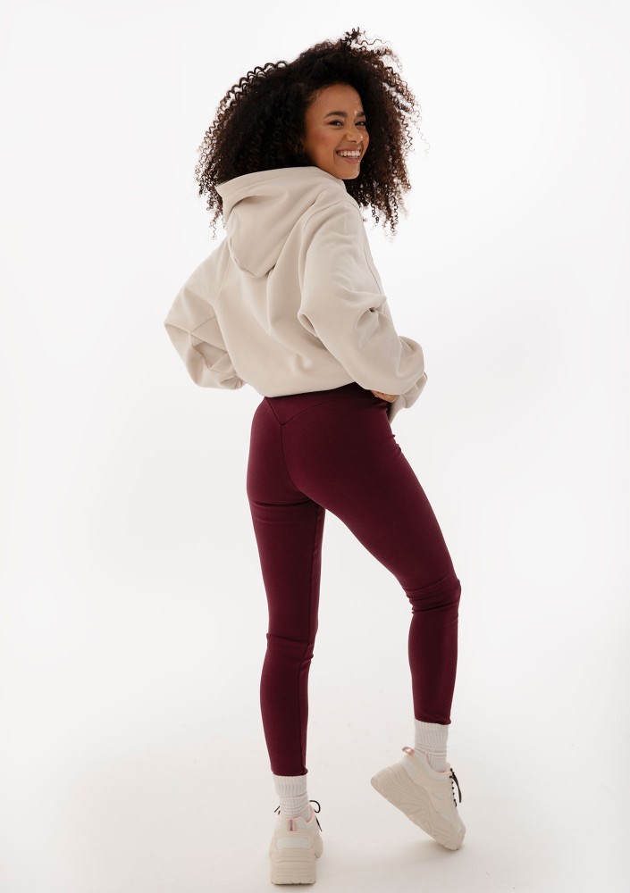 Dean - Bluza z kapturem "Wellness League" Deep Cherry