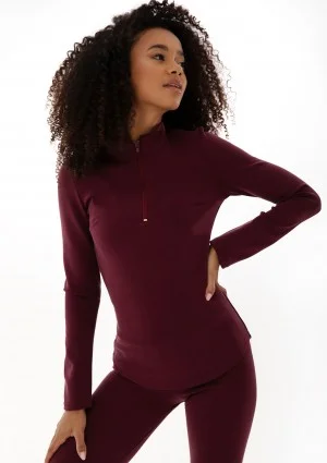 Ivy Fitwear - Claret warming top