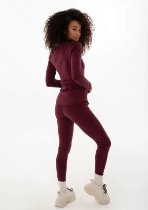 Ivy Fitwear - Claret warming top