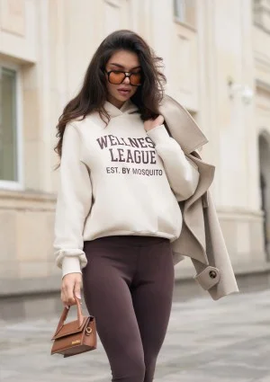 Dean -  Jumper "Wellness League est. by Mosquito" Chocolate Brown