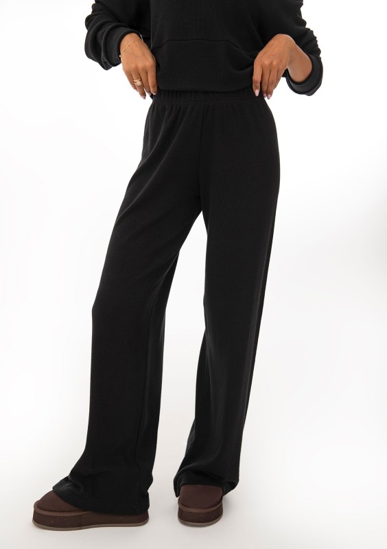 Loungey - Black soft rayon pants