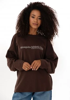 Luno - Chocolate brown cotton longsleeve