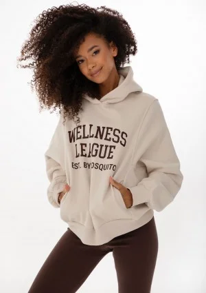 Dean - Bluza z kapturem "Wellness League" Dark Chocolate