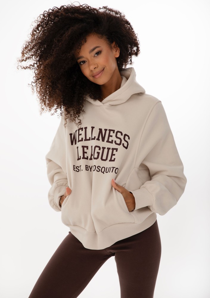 Dean -  Jumper "Wellness League est. by Mosquito" Chocolate Brown