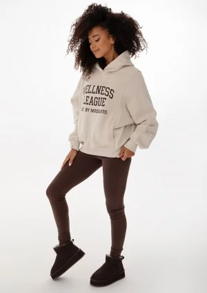 Dean - Bluza z kapturem "Wellness League" Dark Chocolate