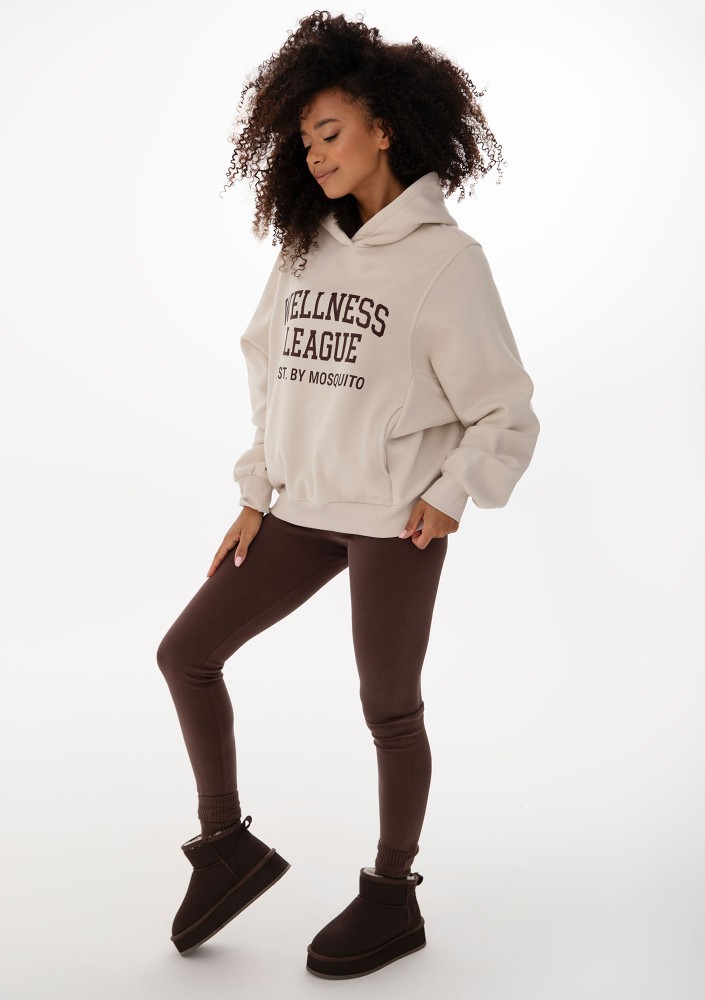 Dean -  Jumper "Wellness League est. by Mosquito" Chocolate Brown