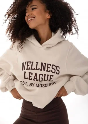 Dean - Bluza z kapturem "Wellness League" Dark Chocolate