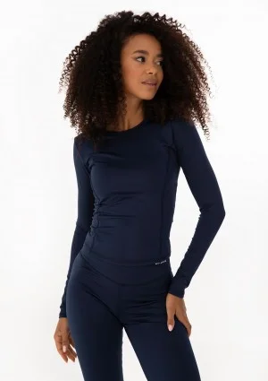 Nomad - Sportowy top z długim rękawem Monaco Navy