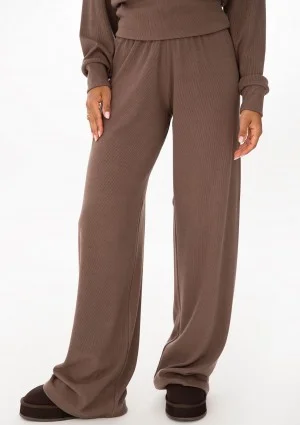 Loungey - Cacao brown soft rayon pants