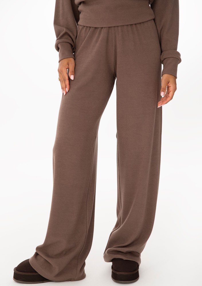Loungey - Cacao brown soft rayon pants