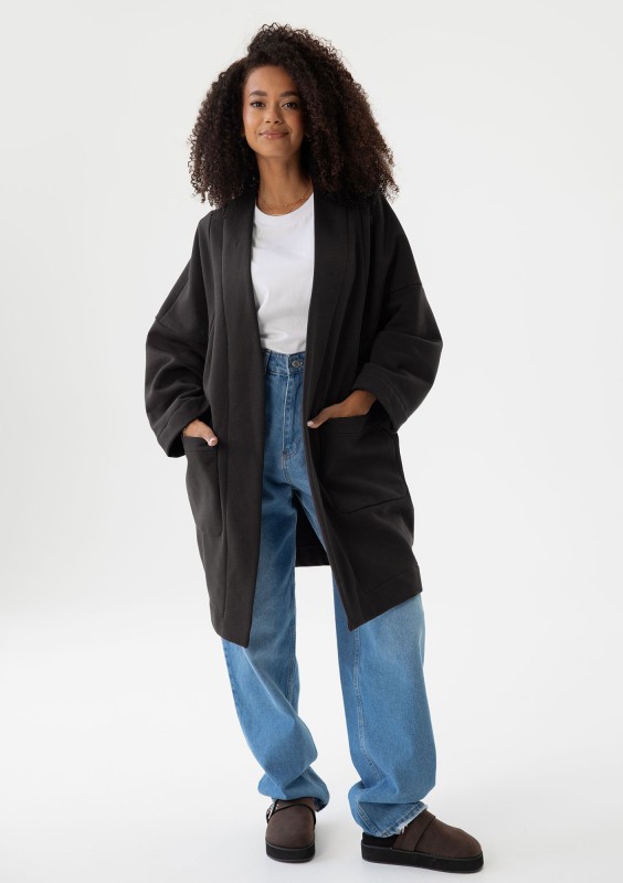 Muva - Black kimono cardigan