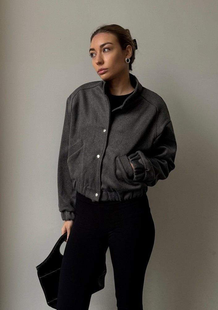 Nube - Grey bomber jacket