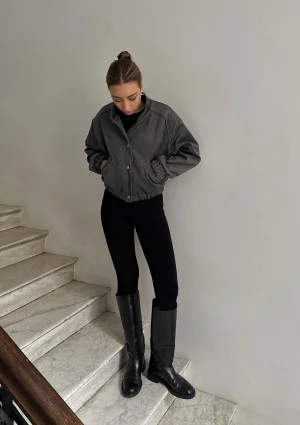 Nube - Grey bomber jacket