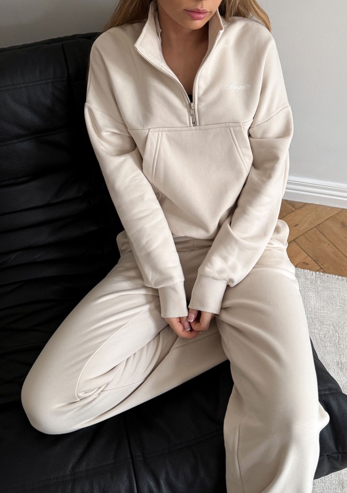 Tide - Coconuty zipped college jumper