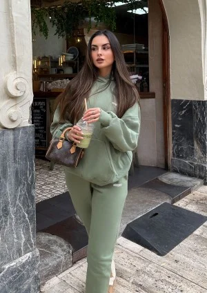 Pure - Olive green hoodie