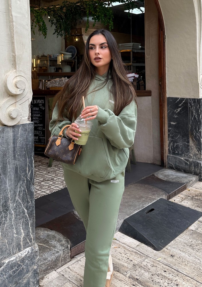 Pure - Olive green hoodie