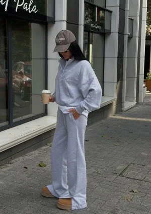 Tide - Melange grey sweatpants