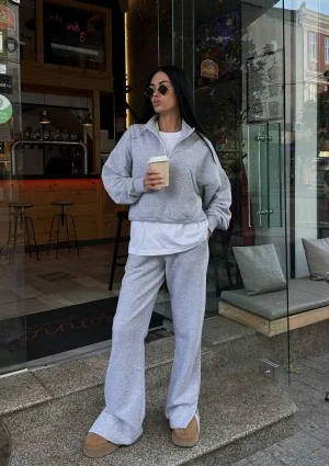 Tide - Melange grey sweatpants