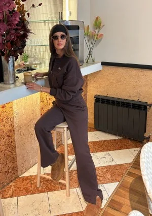 Tide - Dark brown sweatpants