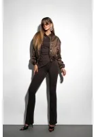 Savo - Brown rayon leggings