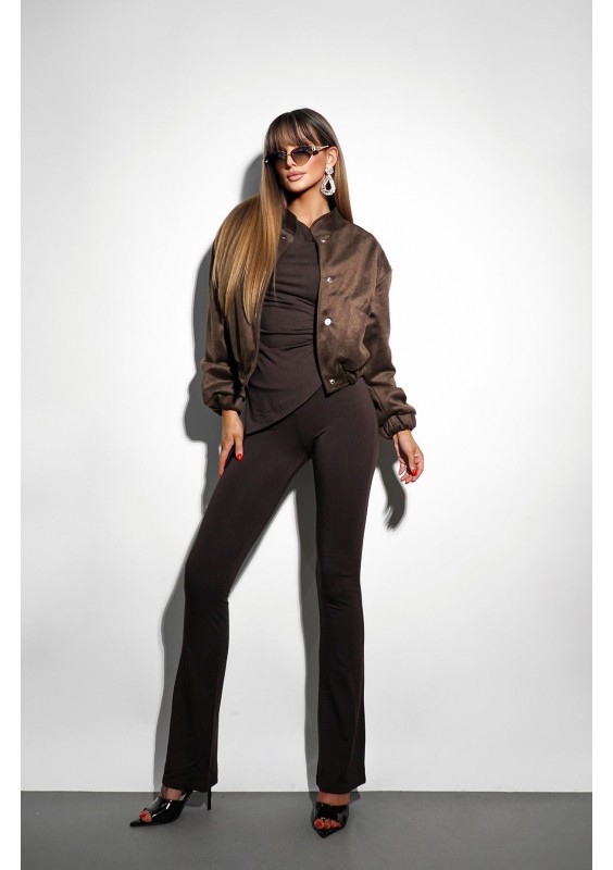 Savo - Brown rayon leggings