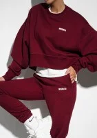Shore - Deep cherry red simple sweatshirt