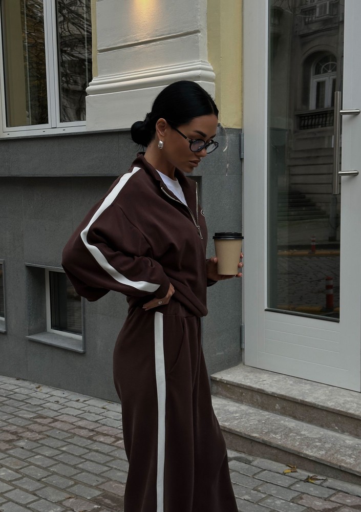 Sway - Brown striped jumper