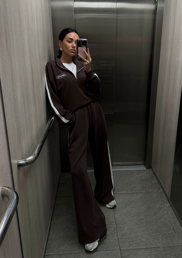 Sway - Brown striped jumper