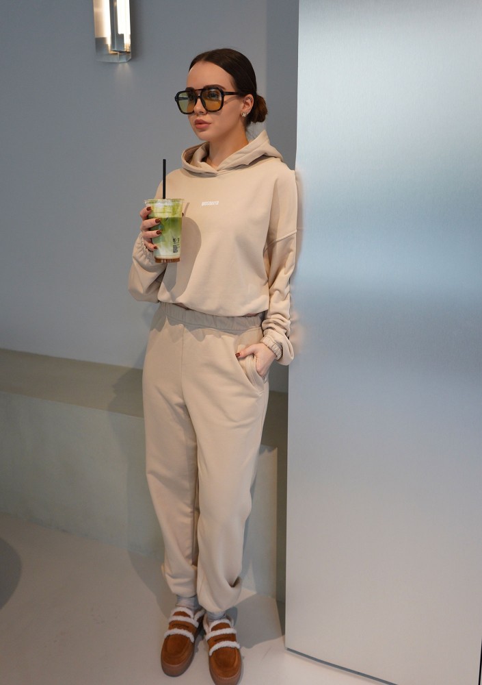 Icon - Spodnie dresowe Sand Beige